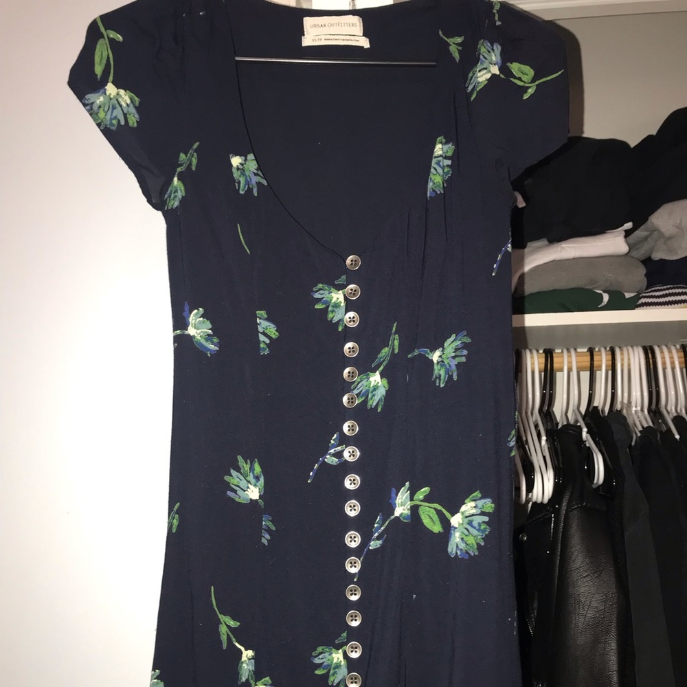 Navy Urban Outfitters mini dress